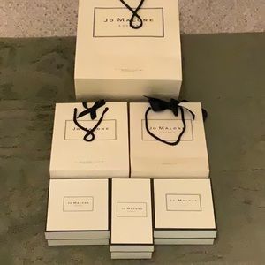 Jo Malone gift boxes and bags